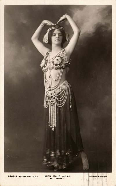 Miss Maud Allan as Salome by Unknown